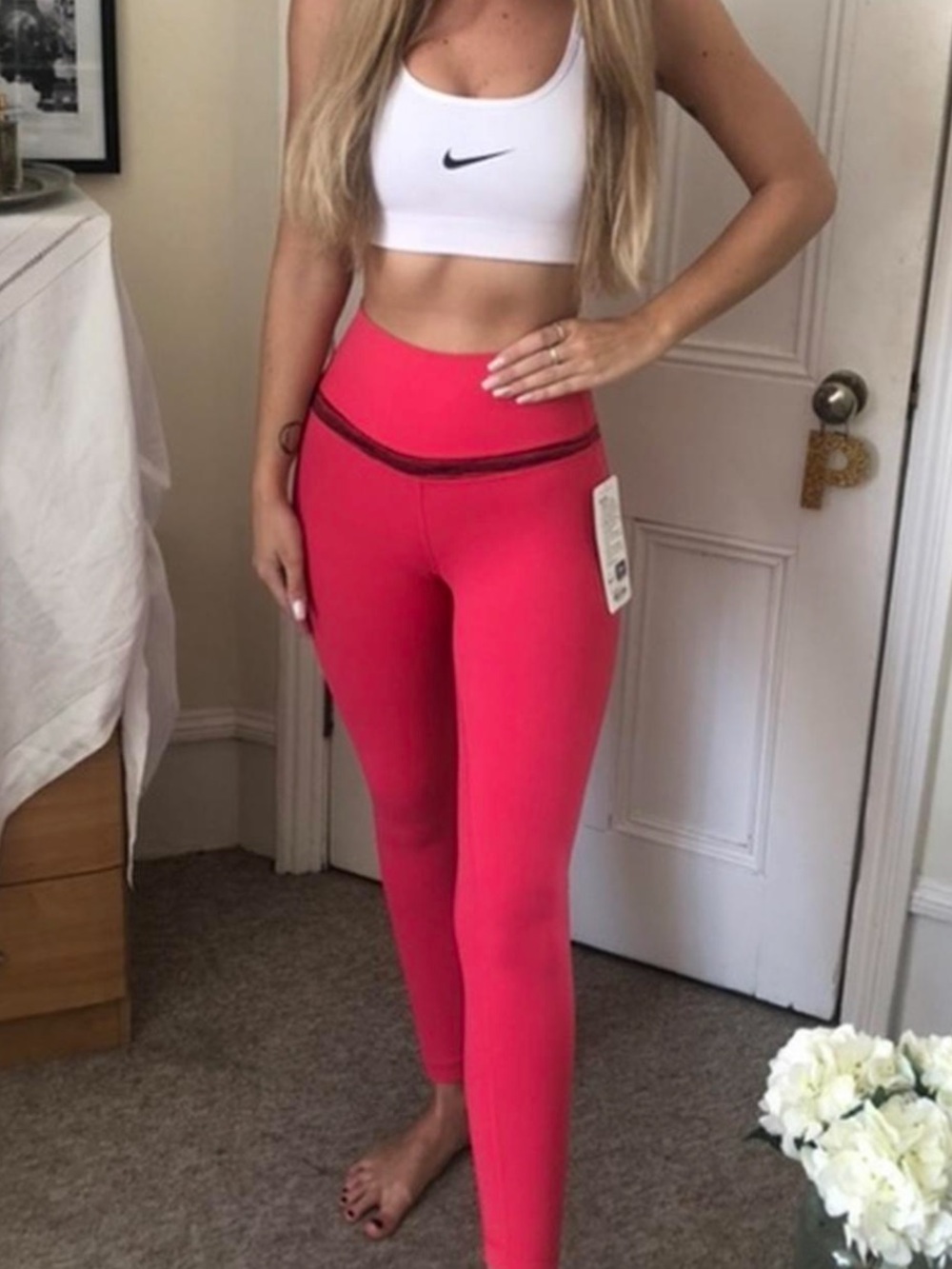 lululemon athletica Women's Bright Pink Leggings